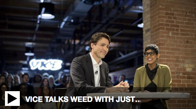VICE talks weed with Justin Trudeau