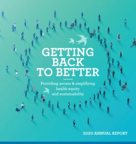 Front cover of the 2020 Annual Report