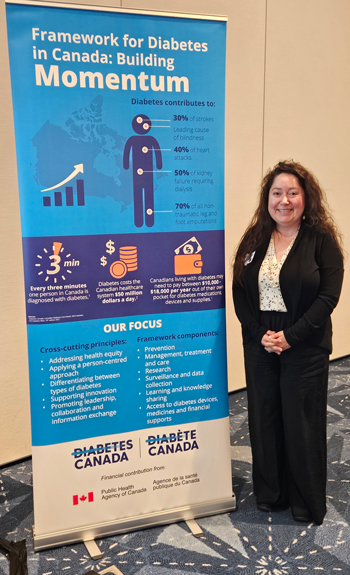 Sandra Fitzpatrick at the Urban Diabetes Summit in March 2025